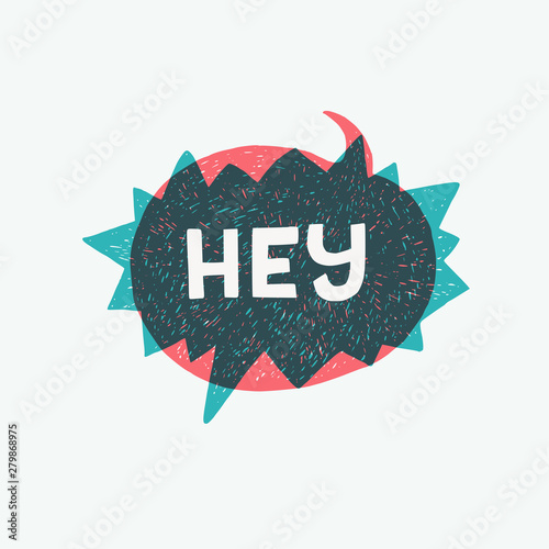 Overlapping speech bubbles banner