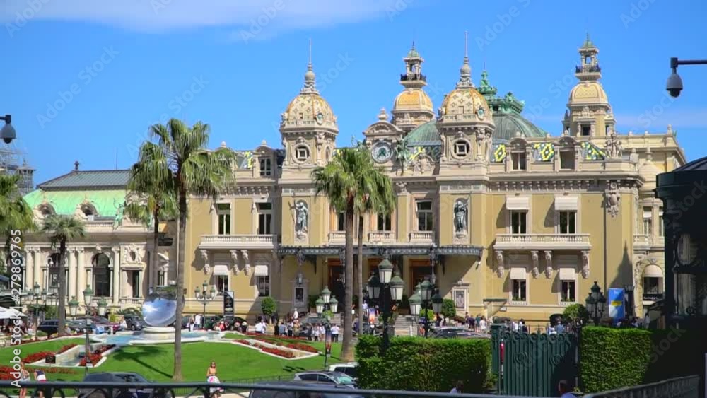 July 2022 Monaco. Monte Carlo. Panoramic view of the old town and harbor of Monte Carlo in Monaco. View of the small harbor of the port of Fontvieille in Monaco. clean streets. July 2022 Monaco. Monte Carlo. Panoramic view of the old town and harbor of Monte Carlo in Monaco. View of the small harbor of the port of Fontvieille in Monaco. clean streets.