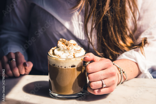 Woman with Coffee