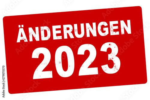 nbab10 NewBigAenderungenBanner nbab - german text - Änderungen 2023: Stempel / einfach / rot / Vorlage - 1komma5zu1 - new-version - xxl g8156 photo