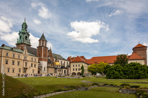 wawel castle in krakow poland