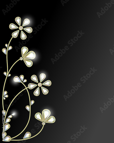 Gems. Diamonds. Crystals. Jewelry.  Decoration. Luxurious. 