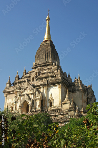 Ruins of the temple area of Bagan, Myanmar, Asia