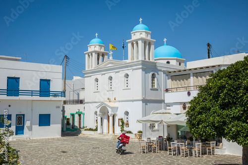 Parikia, Paros, Cyclade Islands, Greece photo