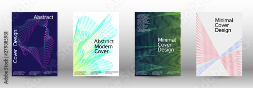 Cover design template set 