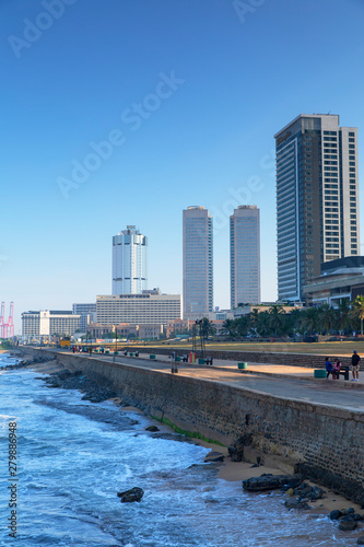 Galle Face Green and Galle Face Beach, Colombo, Sri Lanka