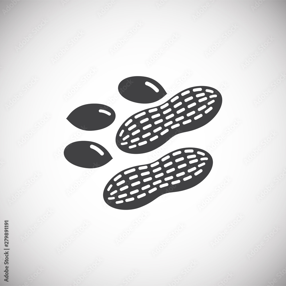 Nut related icon on background for graphic and web design. Simple illustration. Internet concept symbol for website button or mobile app. Nut related icon on background for graphic and web design. Simple illustration. Internet concept symbol for website button or mobile app.