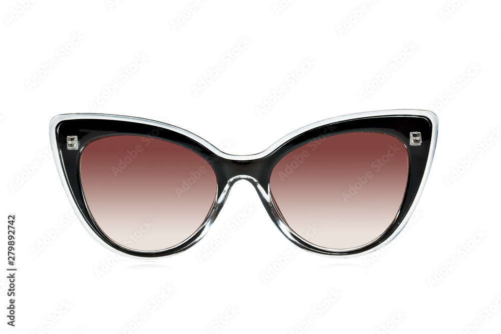 Polarized sunglasses for women, modern and fashionable. isolated on white background. Polarized sunglasses for women, modern and fashionable. isolated on white background.