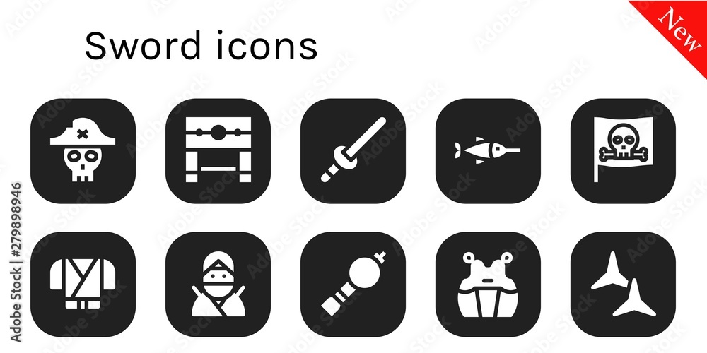 sword icon set sword icon set