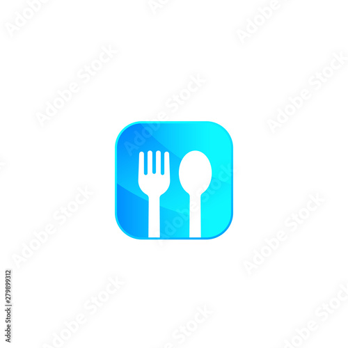 Food icon for apps and web