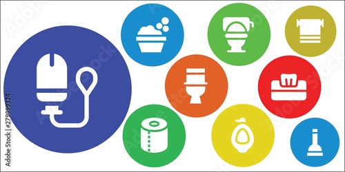 sanitary icon set