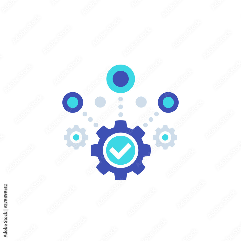 business efficiency concept, vector icon business efficiency concept, vector icon
