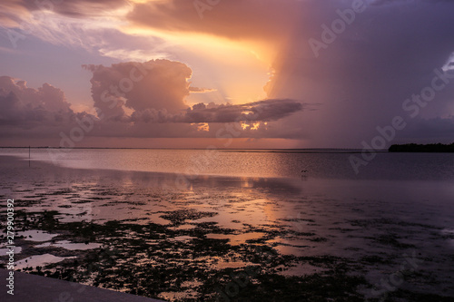 sunset on Tampa Bay