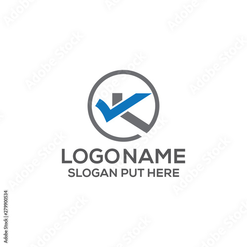 Free Download K Letter logo design template - GFXLoad