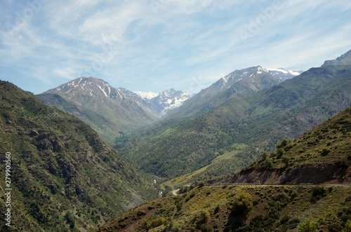 Andes mountain range, early spring offers a distinctive look