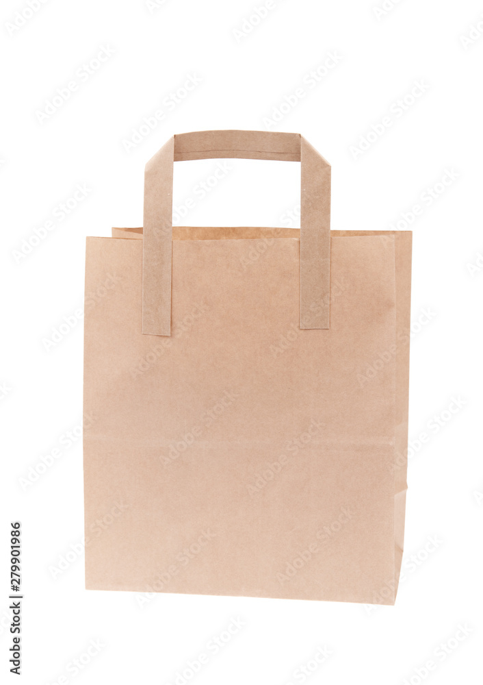 Paper bag isolated on white background Paper bag isolated on white background