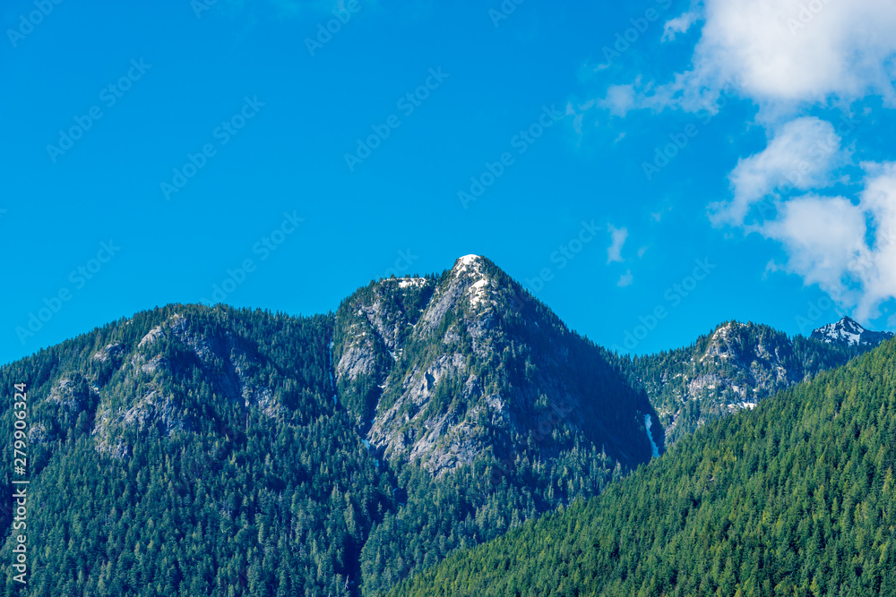 Fototapeta premium View at mountains in British Columbia, Canada.