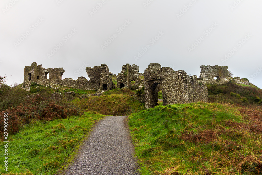 Rock of Dunamase in County Laois, Ireland