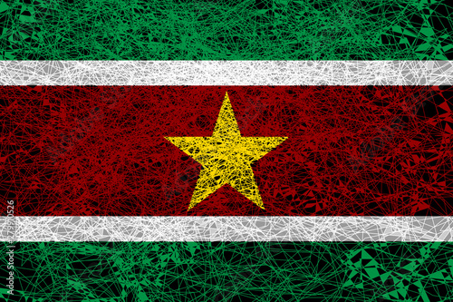 Flag of Suriname.