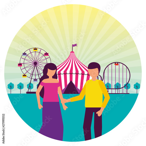 people festival fun fair event amusement park