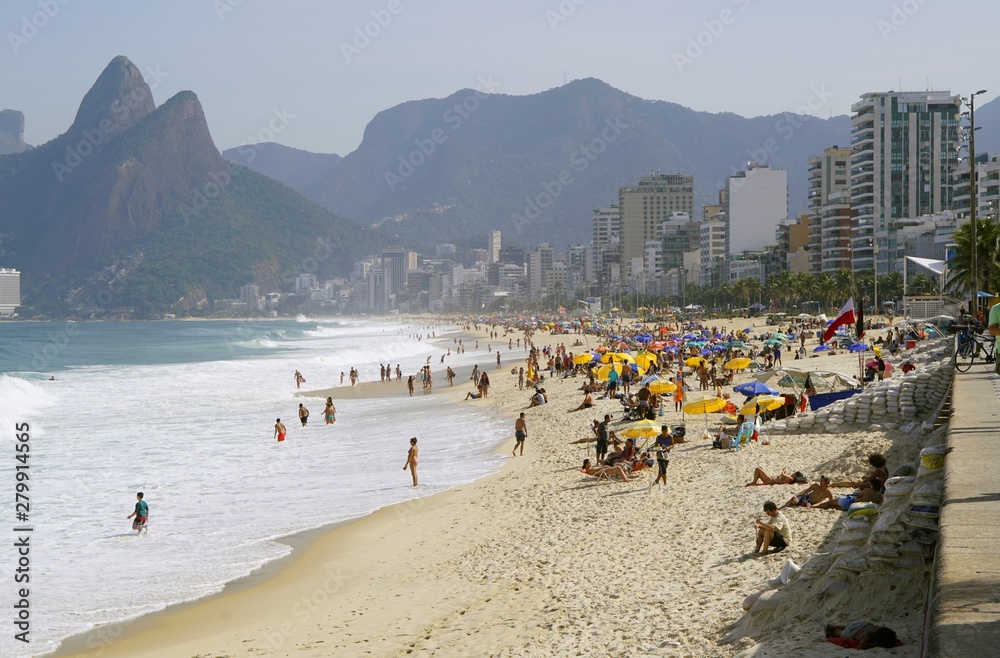 Copacabana beach in Rio de Janeiro, Brazil Copacabana beach in Rio de Janeiro, Brazil