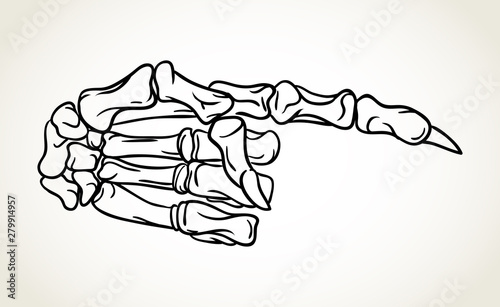 Hand drawn Halloween celebration design element