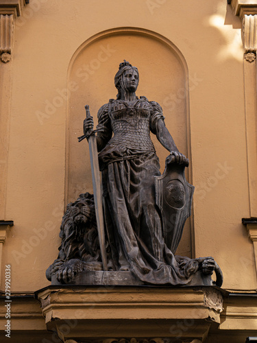 Canvas Print Stockholm female warrior