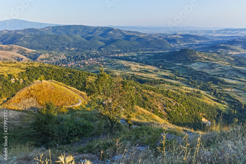 Sunset view of Osogovo Mountain, North Macedonia photo