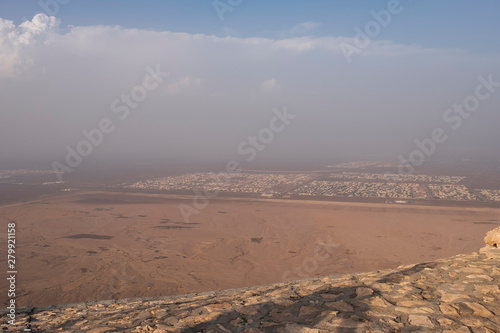 View from Jebel Hafeet to Al Dhahir, UAE
