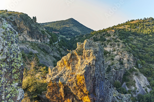 Sunset view of Osogovo Mountain  North Macedonia