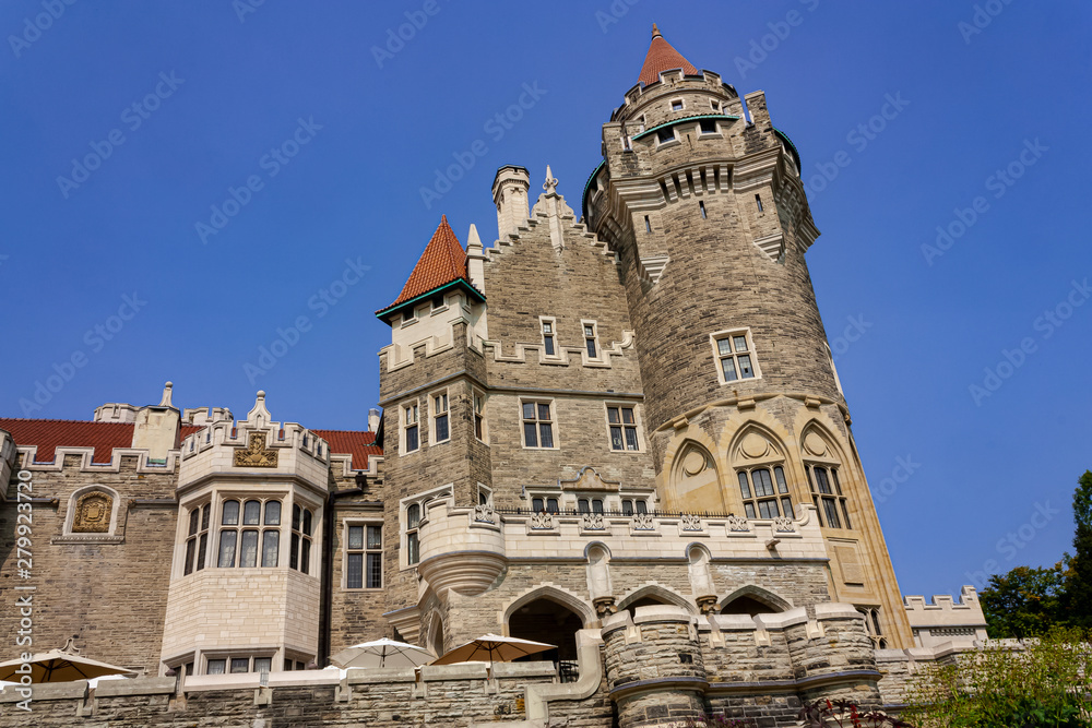Fototapeta premium Imposing Toronto Gothic revival building view