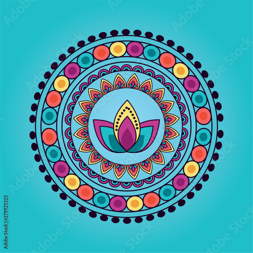 mandala floral decoration ethnic design