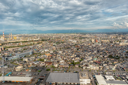 Niigata Cityscape from Above  Japan