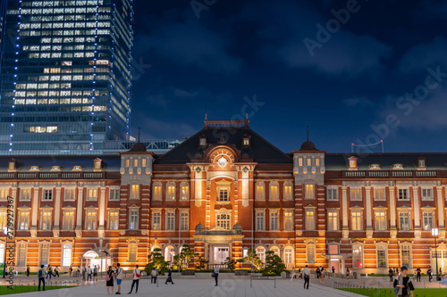 東京駅の夜景