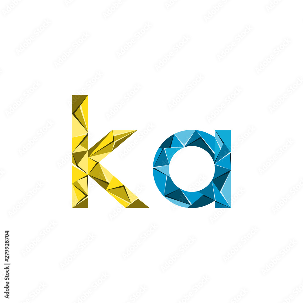 initial letter abstract triangle logo vector initial letter abstract triangle logo vector