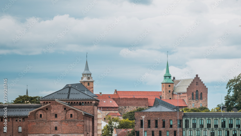 Widok na akerhus festning Widok na akerhus festning