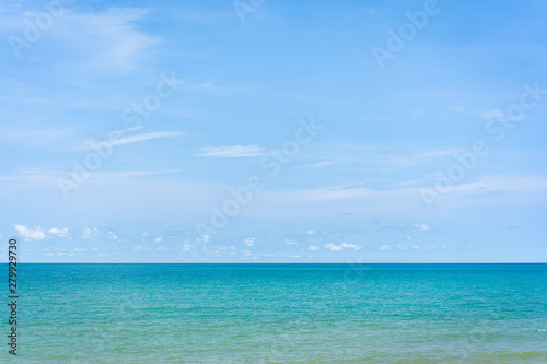 Landscape of the beautiful sky and sea during the day.