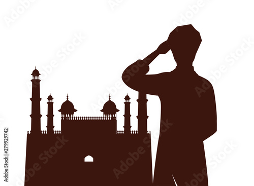 india independence day flat design