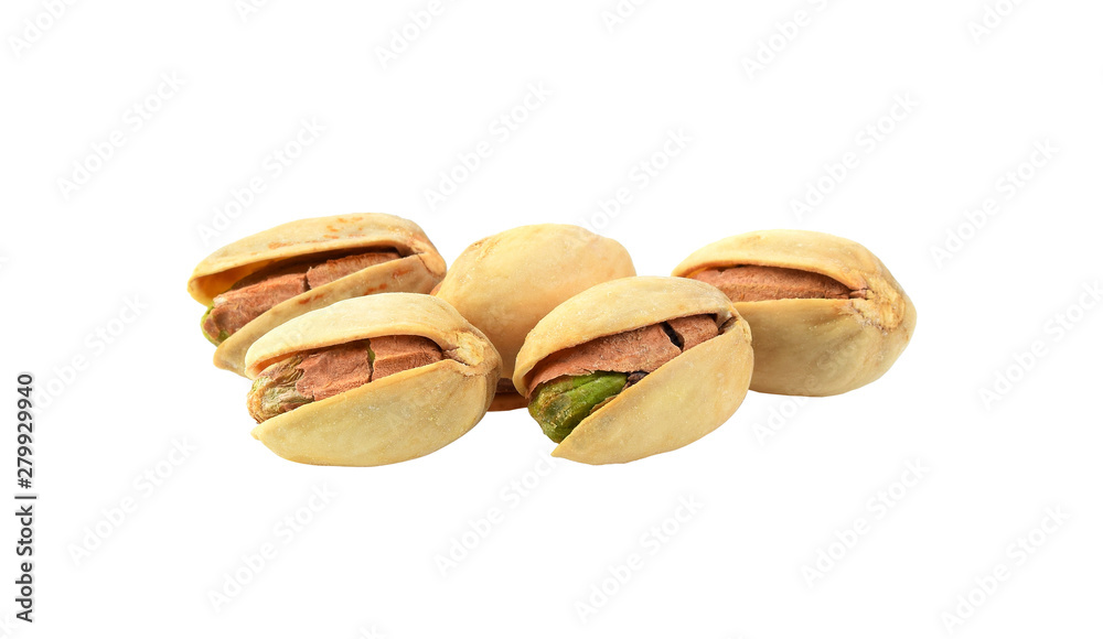Pistachios isolated on white background Pistachios isolated on white background