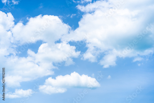 Big clouds in the sky during the sunny day. sky and clouds background.