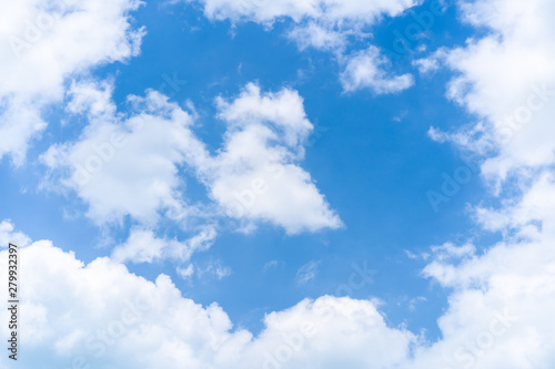 Big clouds in the sky during the sunny day. sky and clouds background.