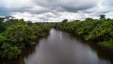 Rio Inírida en Guainía en Colombia
