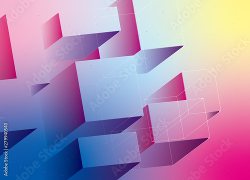 テクスチャー　ブロック　立体