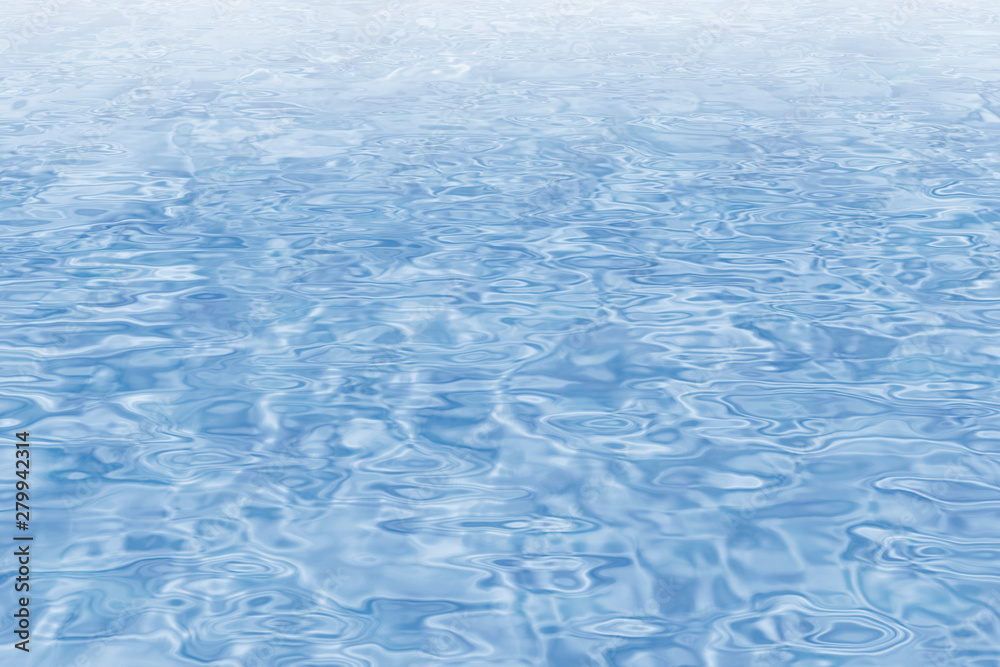 Illustration of water surface.  水面のイラスト