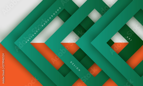 Abstract modern green triangle digital - Vector Background.