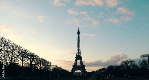 Eiffel at sunset