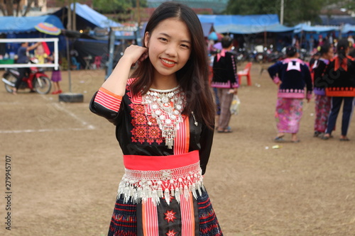 Photos young woman hmong new year