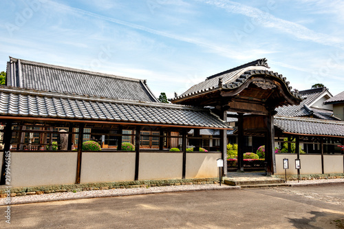Gate of Shingetsuin temple in Sanda, Hyogo, Japan