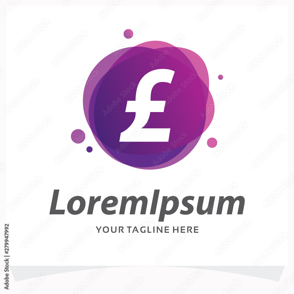 Pound Currency Symbol Logo Design Template Pound Currency Symbol Logo Design Template