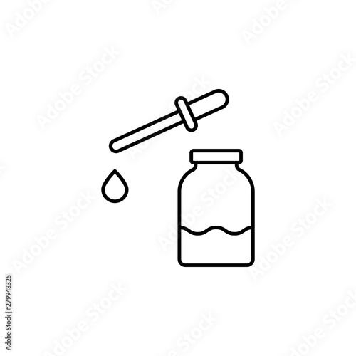 marijuana, dose, tincture icon. Simple thin line, outline vector of Marijuana icons for UI and UX, website or mobile application